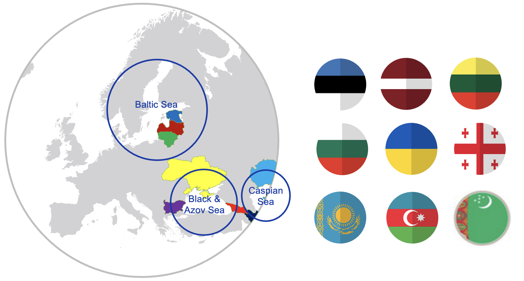 Furuno Danmark Distributors Map